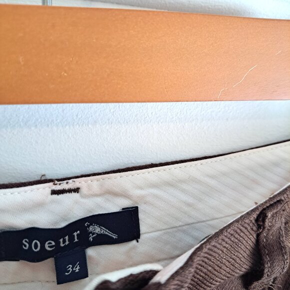 Soeur chocolate brown balloon pants - Picture 4 of 6